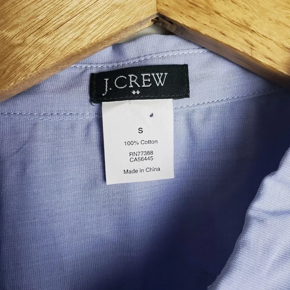 J. Crew Blue Blouse Size Small
